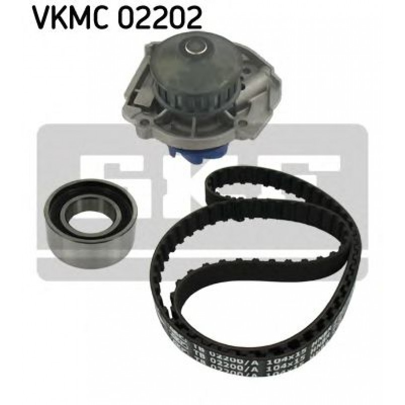 VKMC 02202 SKF - Насос охолоджуючої рідини + комплект зубчатого ремня